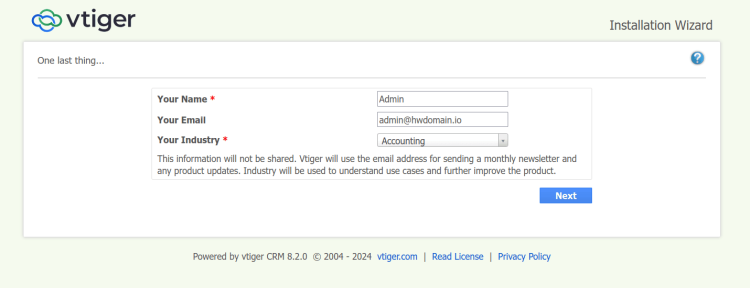 在 Ubuntu 24.04 上安装 vTiger CRM 客户关系管理系统