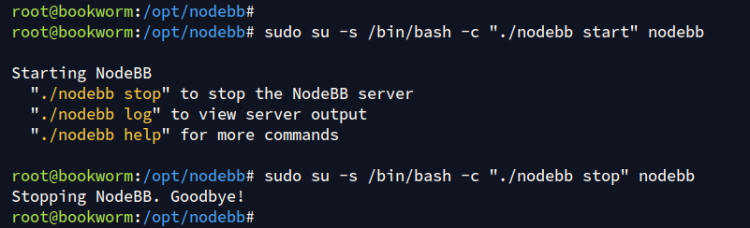 在 Debian 12 上使用 Nginx 反向代理安装 NodeBB 论坛