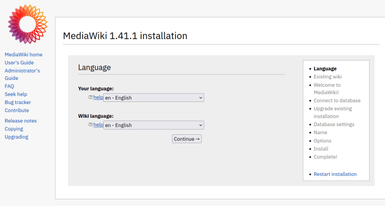 在 Ubuntu 24.04 上安装 MediaWiki 维基平台