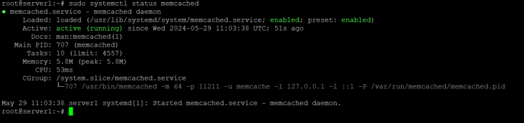 在 Ubuntu 24.04 上安装并配置 Memcached 缓存