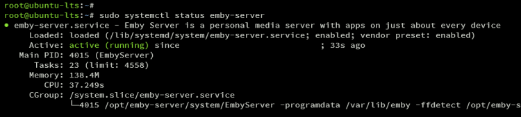 在 Ubuntu 22.04 上安装并配置 Emby 媒体服务器