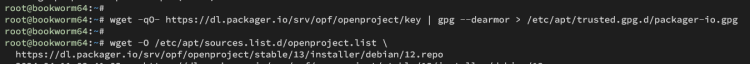 在 Debian 12 上安装 OpenProject 项目管理平台