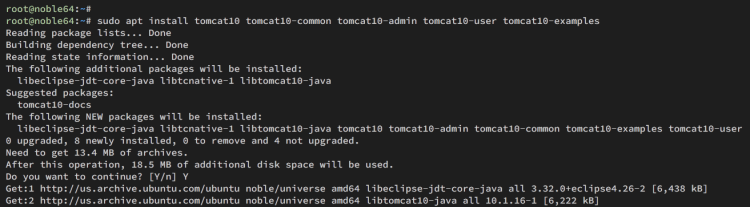 在 Ubuntu 24.04 上安装 Apache Tomcat 并配置 Nginx 反向代理