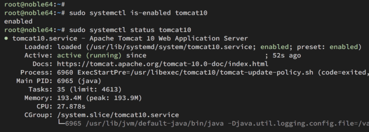 在 Ubuntu 24.04 上安装 Apache Tomcat 并配置 Nginx 反向代理