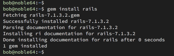 在 Ubuntu 24.04 上安装并配置 Ruby on Rails