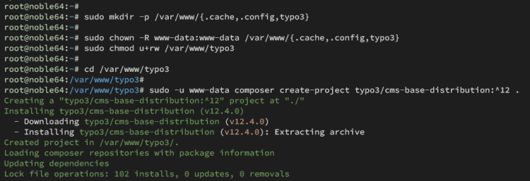 在 Ubuntu 24.04 上安装 TYPO3 CMS 内容管理系统