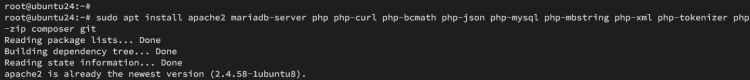 在 Ubuntu 24.04 上安装 Laravel 框架并配置 Apache