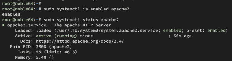 在 Ubuntu 24.04 上搭建 LAMP 环境(Apache+MariaDB+PHP)