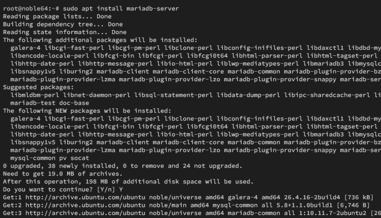在 Ubuntu 24.04 上搭建 LAMP 环境(Apache+MariaDB+PHP)