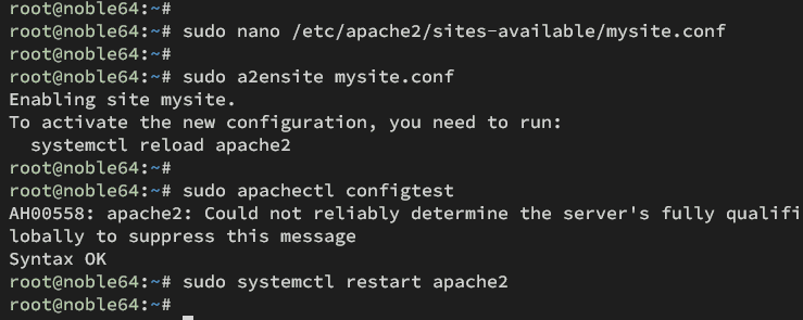 在 Ubuntu 24.04 上搭建 LAMP 环境(Apache+MariaDB+PHP)