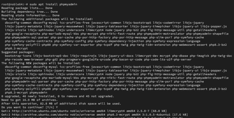 在 Ubuntu 24.04 上安装 phpMyAdmin 数据库管理工具