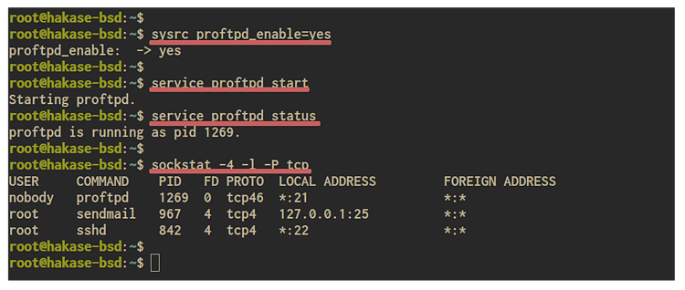 在 FreeBSD 上安装与配置 ProFTPD 文件传输服务