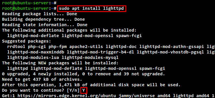 在 Ubuntu 22.04 上安装 Lighttpd + MariaDB + PHP-FPM