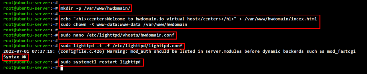 在 Ubuntu 22.04 上安装 Lighttpd + MariaDB + PHP-FPM