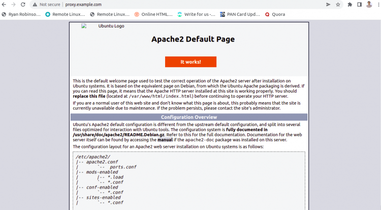 在 Ubuntu 22.04 上使用 Nginx 为 Apache 配置反向代理