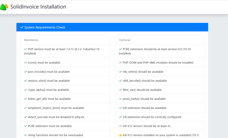 在 Ubuntu 22.04 上安装 SolidInvoice 发票管理系统