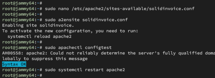在 Ubuntu 22.04 上安装 SolidInvoice 发票管理系统