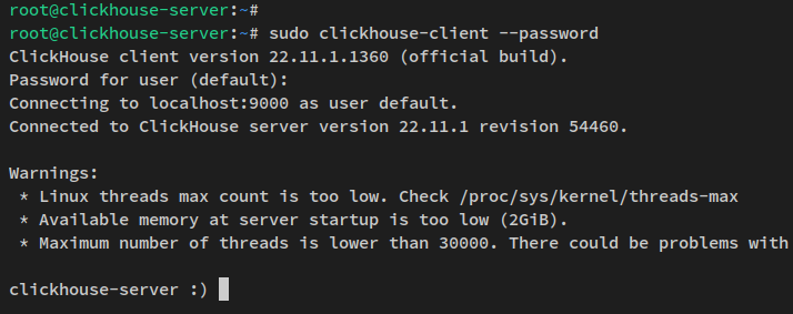 在 Ubuntu 22.04 上安装 ClickHouse 列式数据库系统