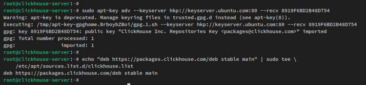 在 Ubuntu 22.04 上安装 ClickHouse 列式数据库系统