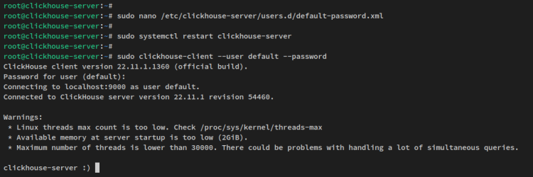 在 Ubuntu 22.04 上安装 ClickHouse 列式数据库系统