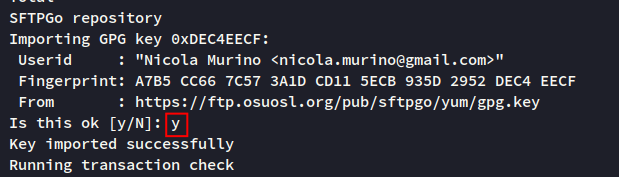 在 Rocky Linux 上安装 SFTPGo 文件传输服务器