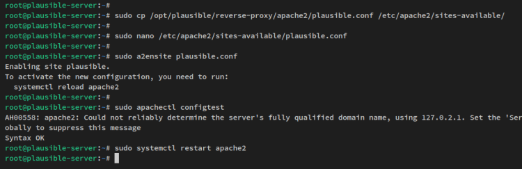 在 Ubuntu 22.04 上使用 Docker 安装 Plausible 网站分析工具