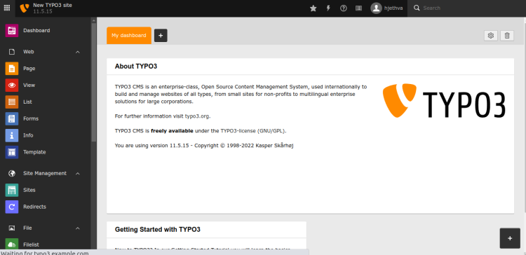 在 Ubuntu 22.04 上安装 TYPO3 内容管理系统