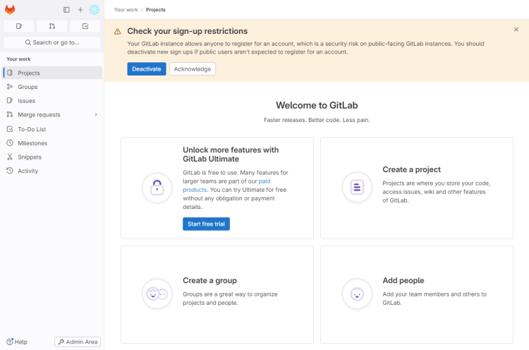 在 Rocky Linux 9 上安装 GitLab 代码托管平台