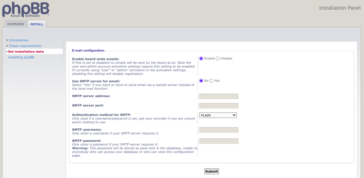 在 Debian 上安装 phpBB 论坛