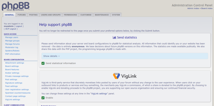 在 Debian 上安装 phpBB 论坛