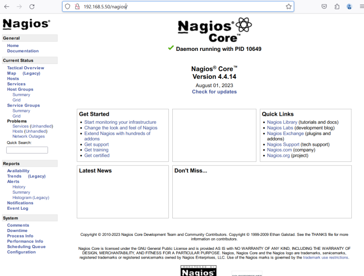 在 AlmaLinux 9 上安装 Nagios Core 监控系统