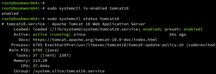 在 Debian 12 上安装 Apache Tomcat 10 并配置 Nginx 反向代理