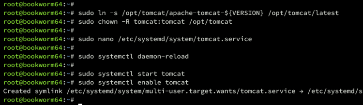 在 Debian 12 上安装 Apache Tomcat 10 并配置 Nginx 反向代理