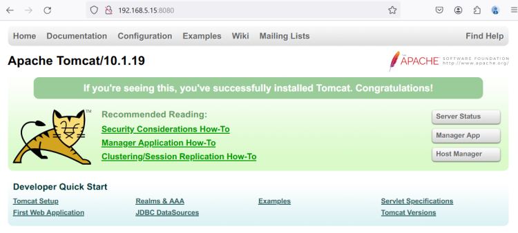 在 Debian 12 上安装 Apache Tomcat 10 并配置 Nginx 反向代理