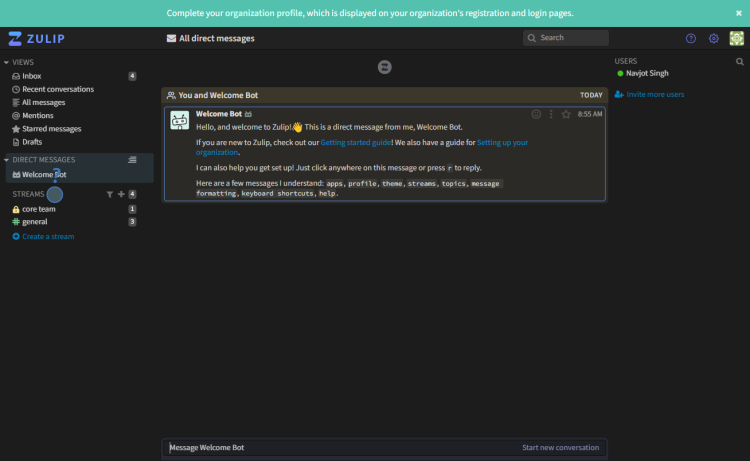 在 Rocky Linux 9 上使用 Docker 安装 Zulip 聊天服务器