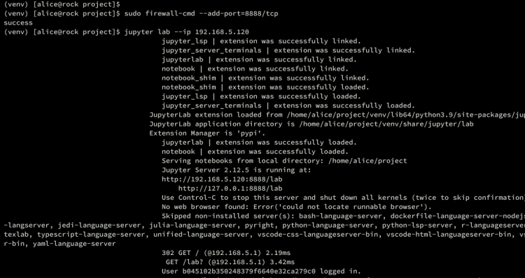 在 Rocky Linux 9 上安装 JupyterLab
