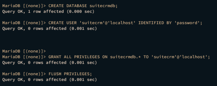 在 Debian 12 上安装 SuiteCRM