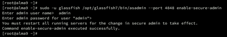 在 AlmaLinux 9 上使用 Nginx 反向代理安装 GlassFish Java 应用服务器