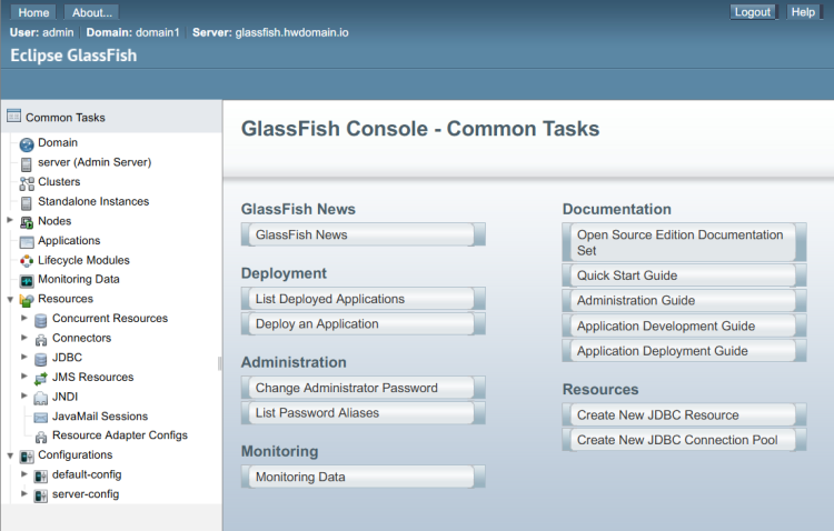 在 AlmaLinux 9 上使用 Nginx 反向代理安装 GlassFish Java 应用服务器