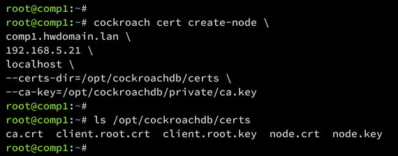 在 Debian 12 上安装 CockroachDB 集群