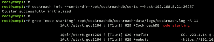 在 Debian 12 上安装 CockroachDB 集群