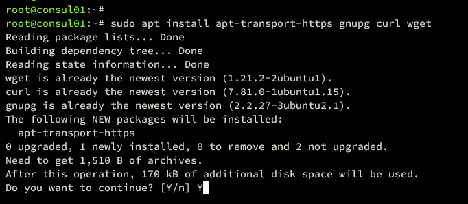 在 Ubuntu 22.04 上安装 Consul 服务网格
