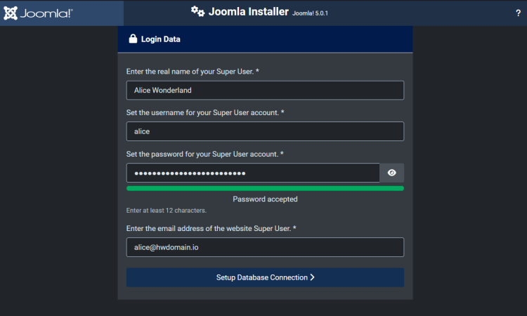 在 Debian 12 上安装 Joomla CMS