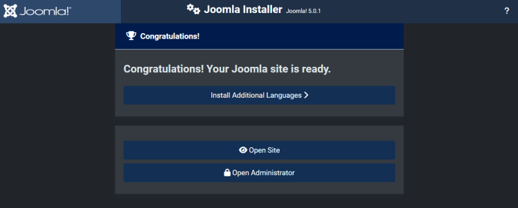 在 Debian 12 上安装 Joomla CMS