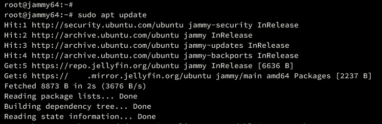 在 Ubuntu 22.04 上安装 Jellyfin 媒体服务器