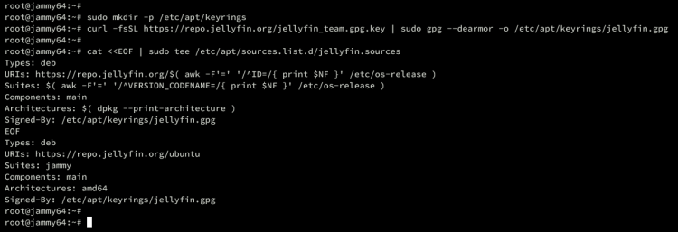 在 Ubuntu 22.04 上安装 Jellyfin 媒体服务器