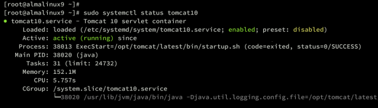 在 AlmaLinux 9 上使用 Nginx 反向代理安装 Apache Tomcat