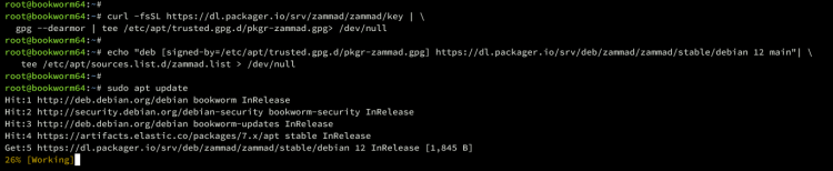 在 Debian 12 上安装 Zammad 客户支持系统