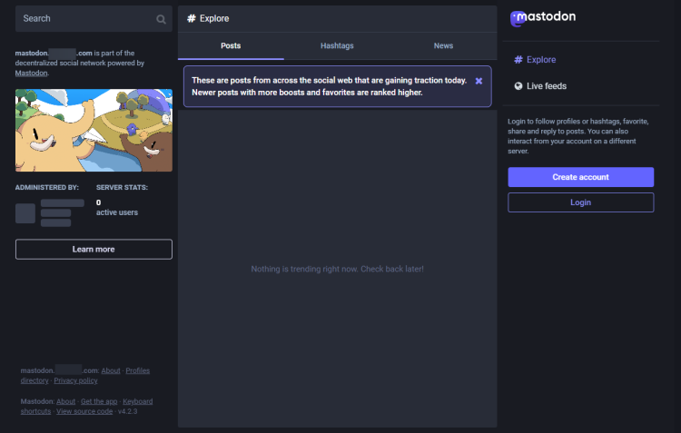 在 Debian 12 上安装 Mastodon 去中心化社交网络