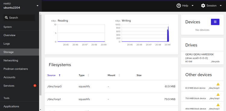在 Ubuntu 22.04 上安装 Cockpit Web 管理控制台